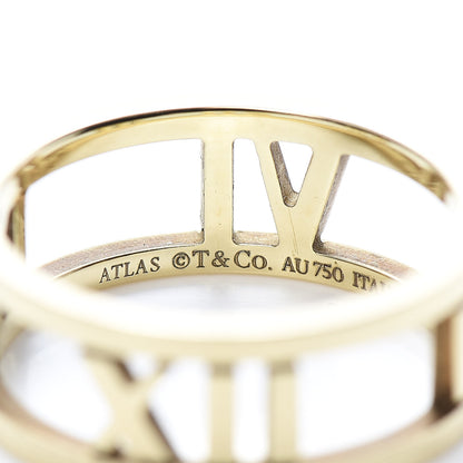 Tiffany 18K Yellow Gold Atlas Open Ring 52 6 4 of 5