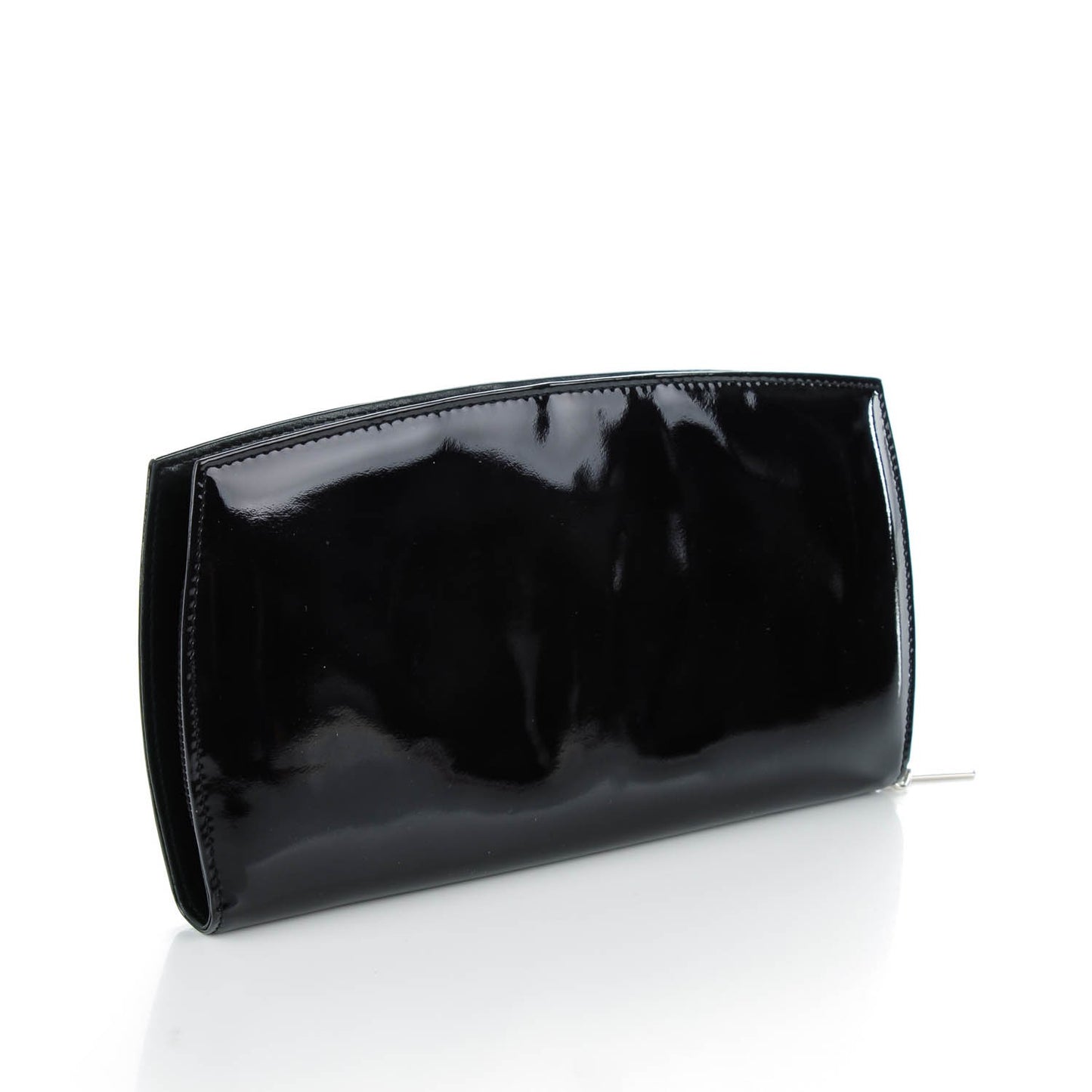 Patent Trousse Maquil Wallet Black