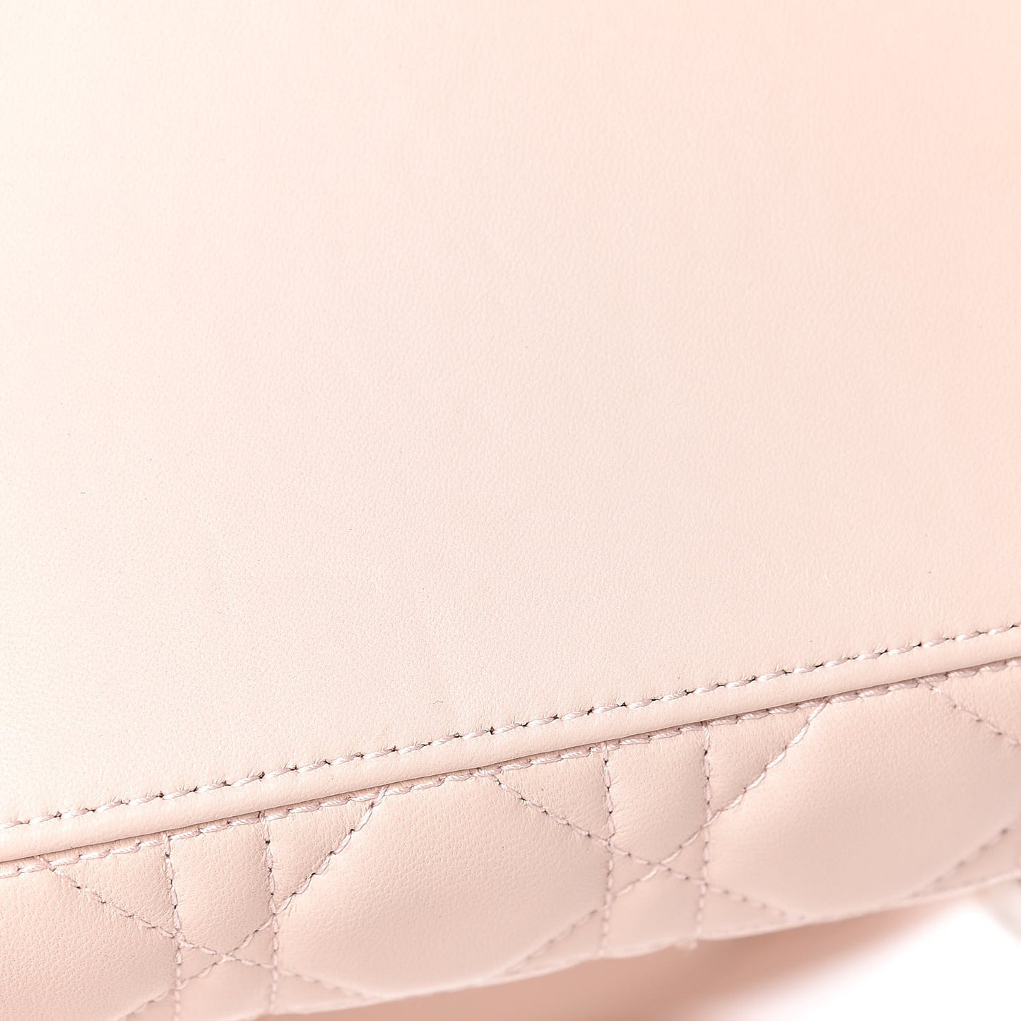 Lambskin Cannage Medium Lady Dior Light Pink