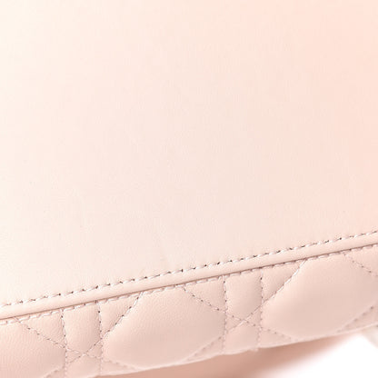Christian Dior Lambskin Cannage Medium Lady Dior Light Pink 17 of 18