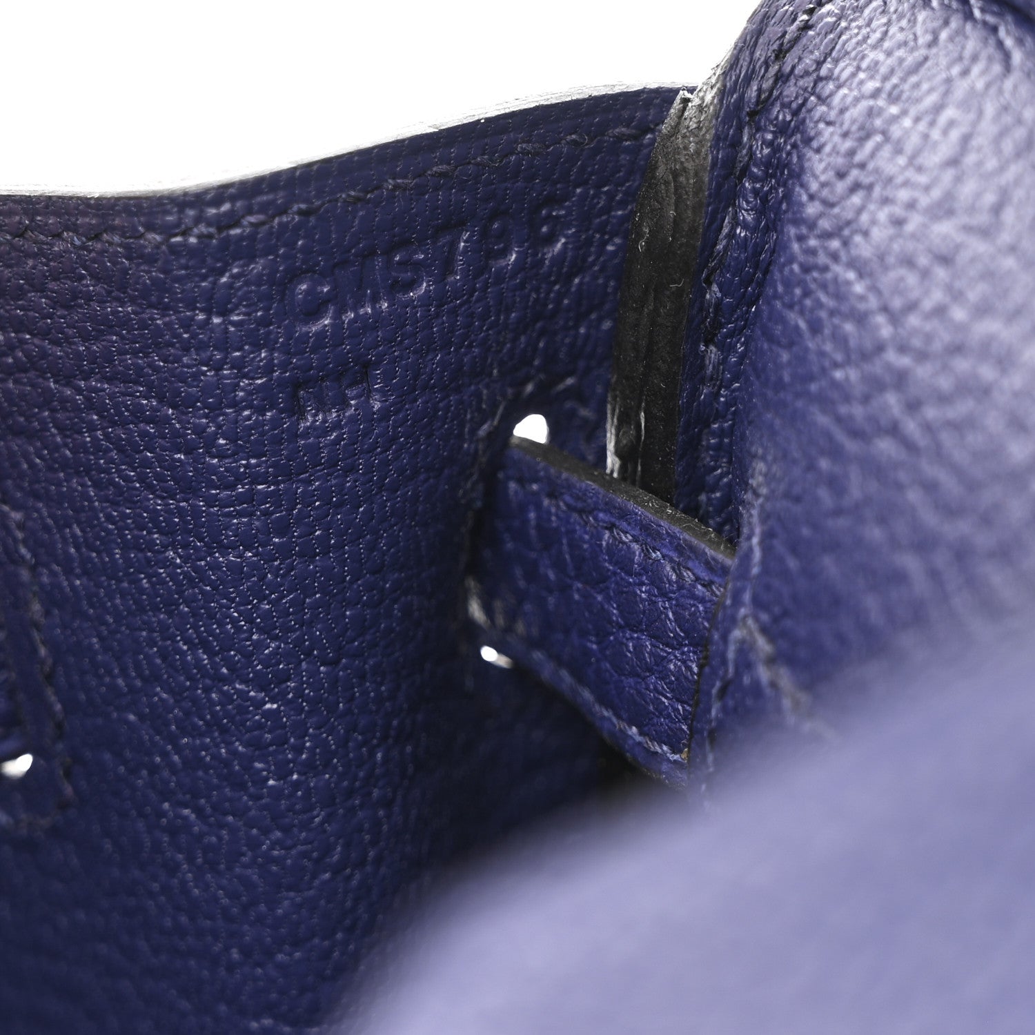 Hermes Togo Birkin 25 Bleu Encre 7 of 12