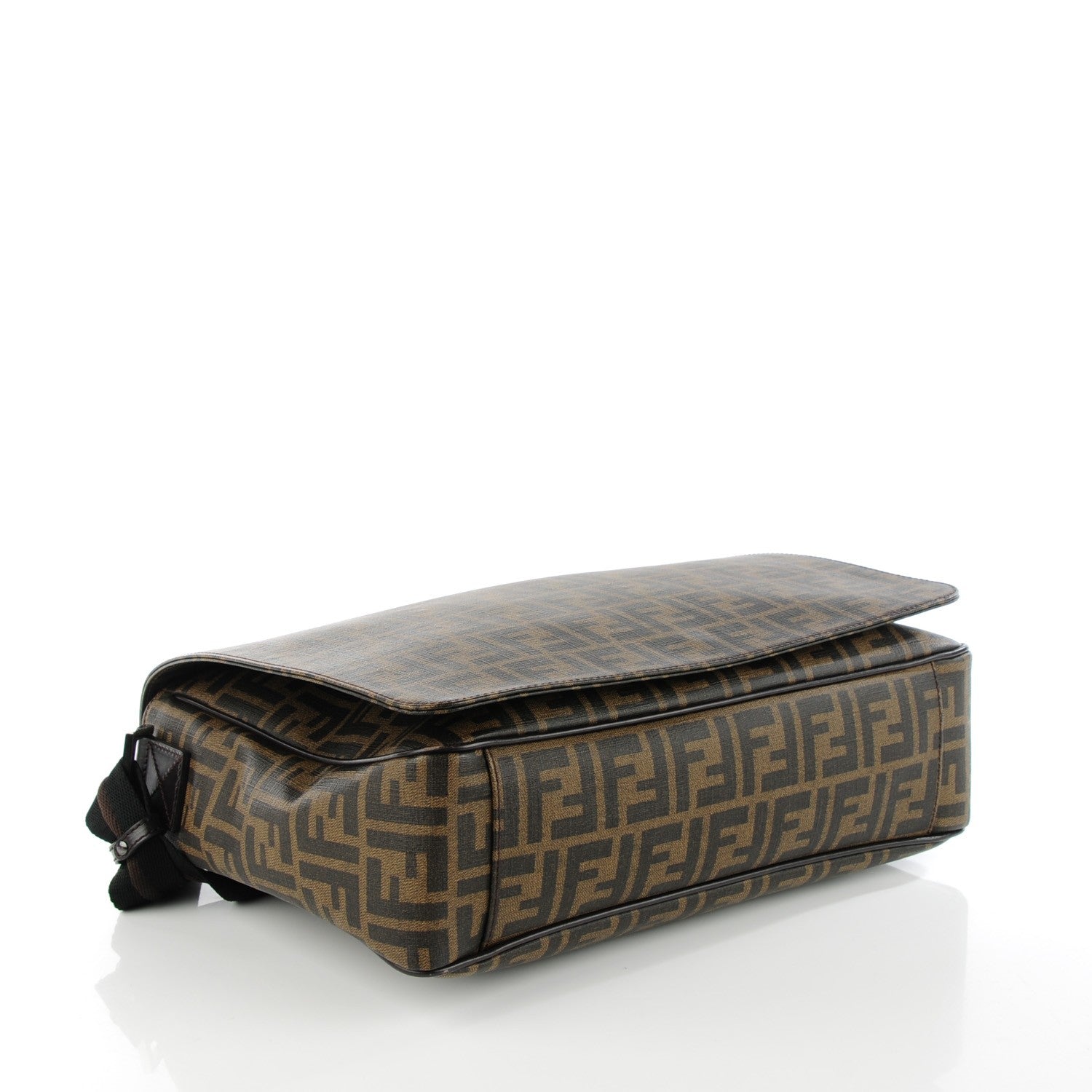 Fendi Zucca Spalmati Messenger Bag Tobacco 4 of 9