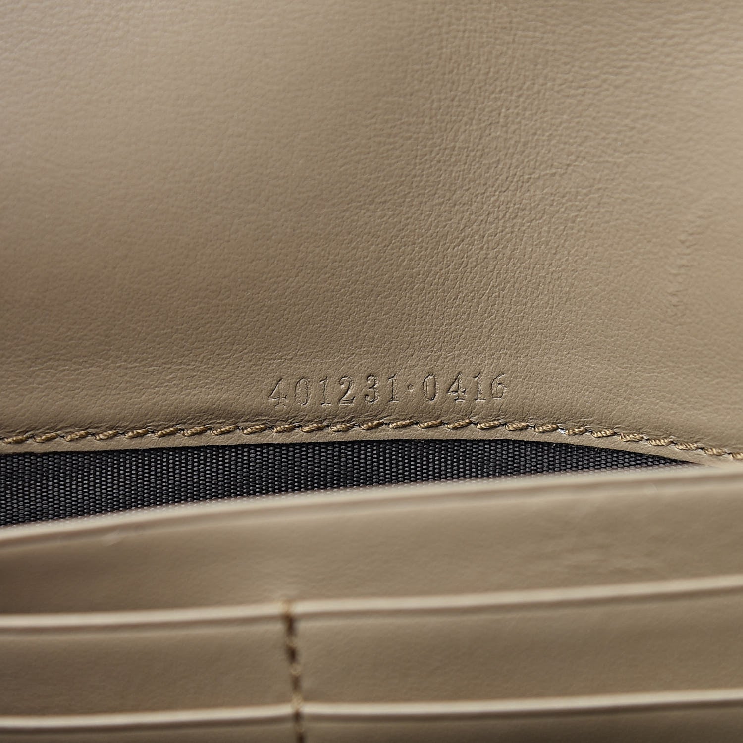 Gucci GG Supreme Monogram Mini Dionysus Chain Wallet Beige Taupe 7 of 10