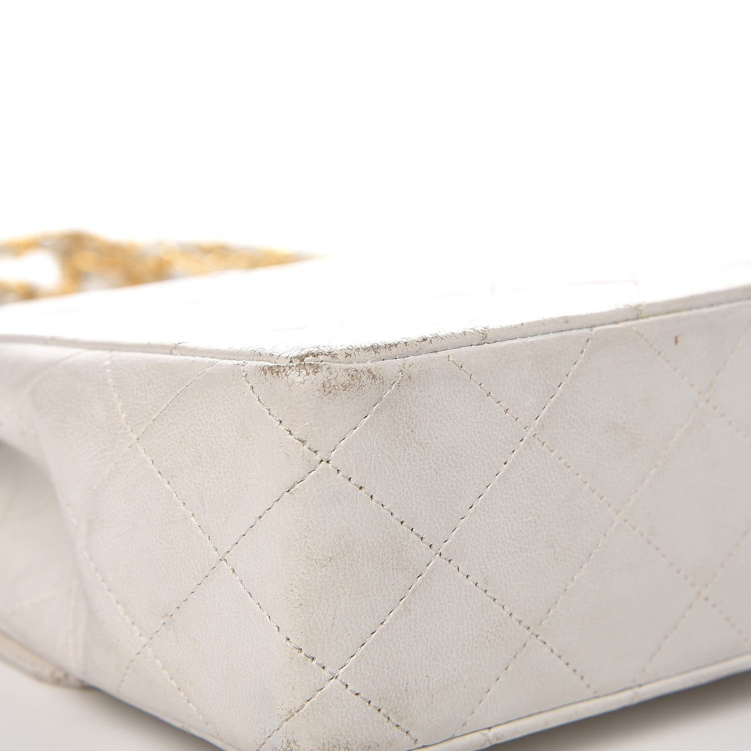 Chanel Lambskin Quilted Small Single Flap White 17 of 17