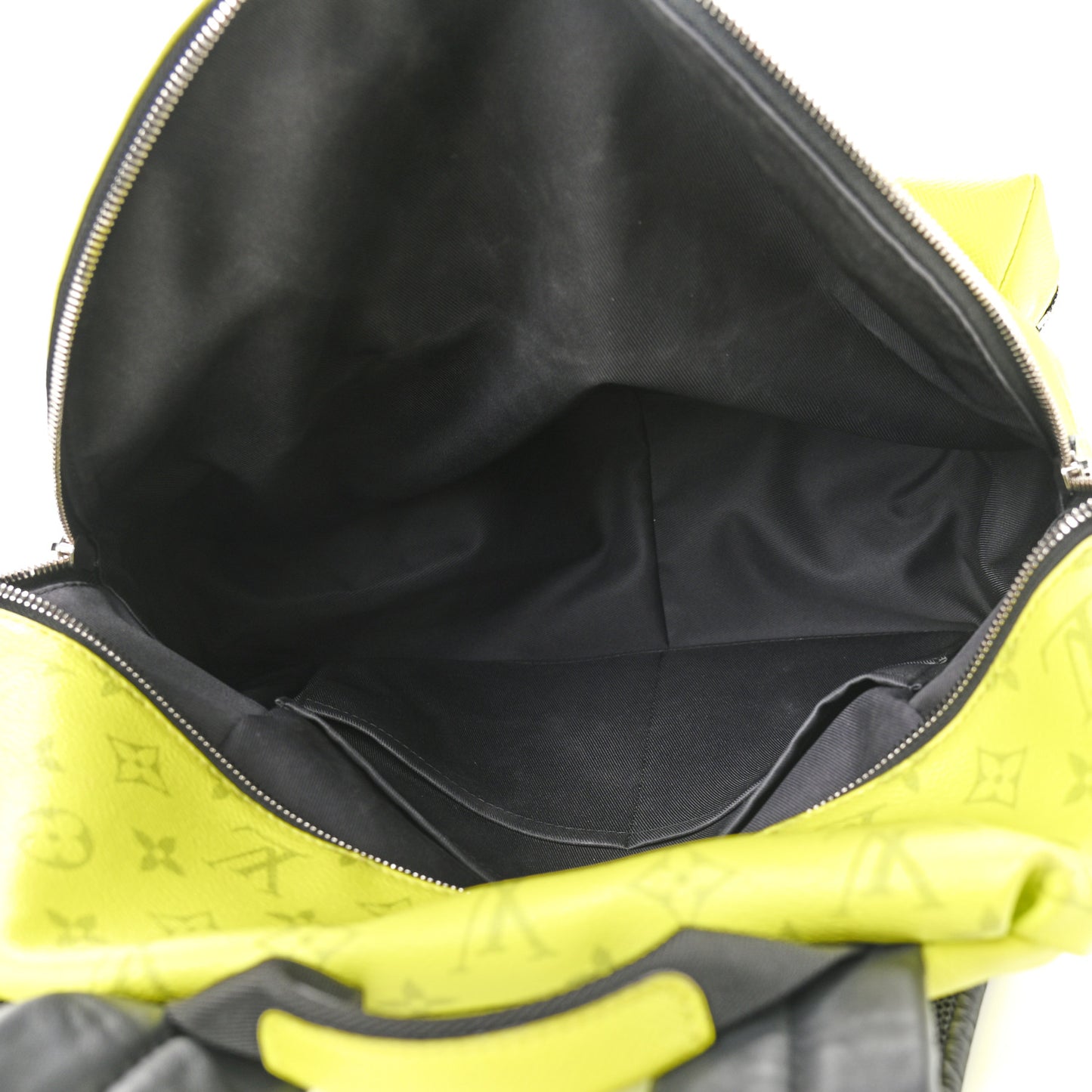 Taiga Monogram Discovery Backpack PM Yellow