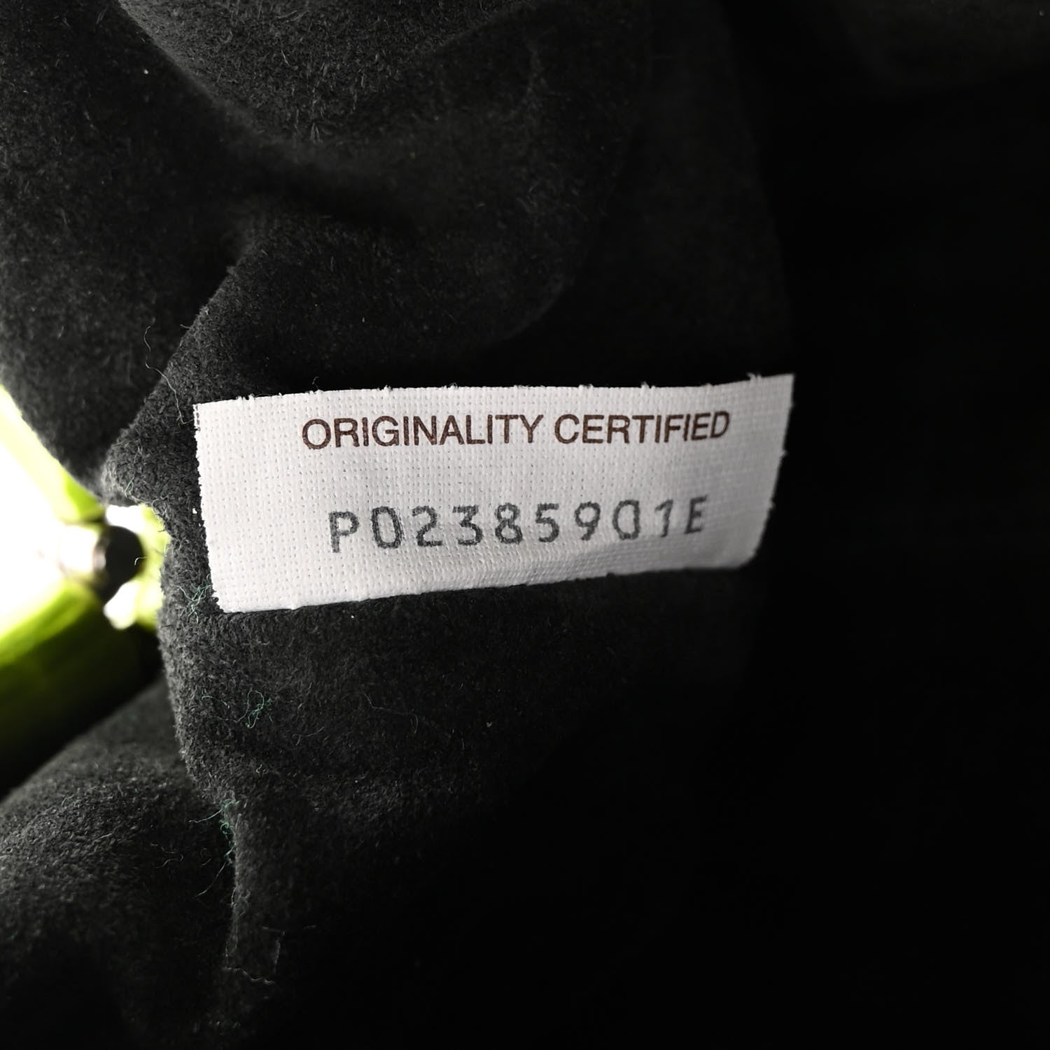 Bottega Veneta Metallic Crushed Calfskin The Mini Pouch Chlorophyll 6 of 9