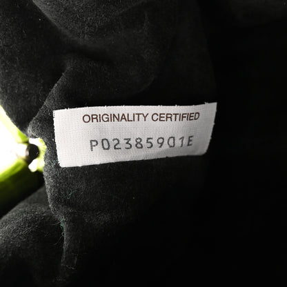 Bottega Veneta Metallic Crushed Calfskin The Mini Pouch Chlorophyll 6 of 9