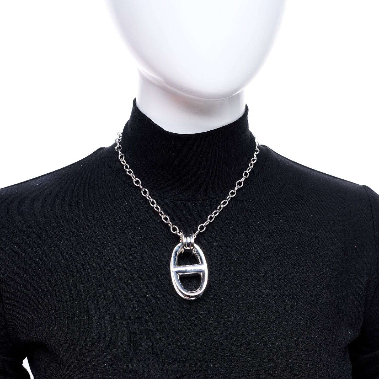 Sterling Silver TGM Reponse Pendant Necklace