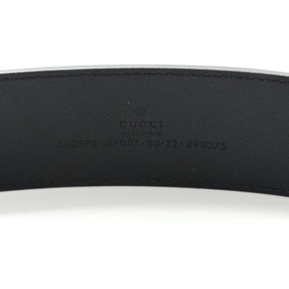 Gucci Calfskin Double G 40mm Belt 80 32 Black 7 of 7