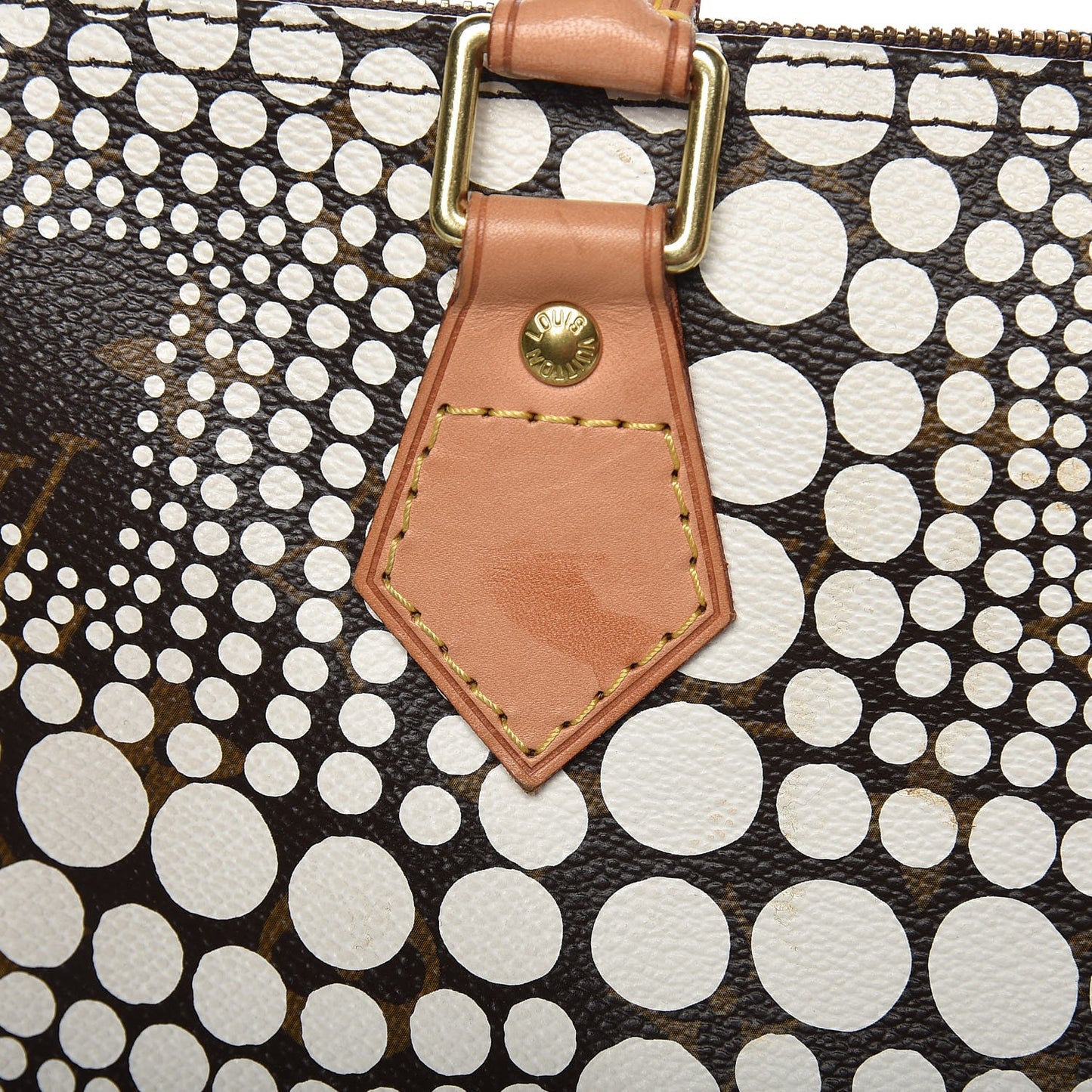 Monogram Kusama Town Speedy 30 White