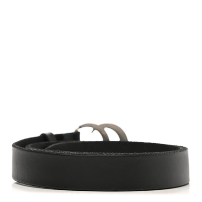 Gucci Faded Calfskin Double G 30mm Belt 85 34 Black 2 of 5