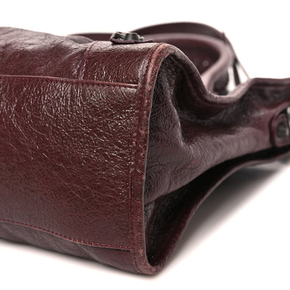 Balenciaga Agneau Classic Hardware Medium Le City Dark Burgundy 10 of 11