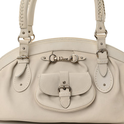 Christian Dior Calfskin My Dior Satchel White 7 of 13