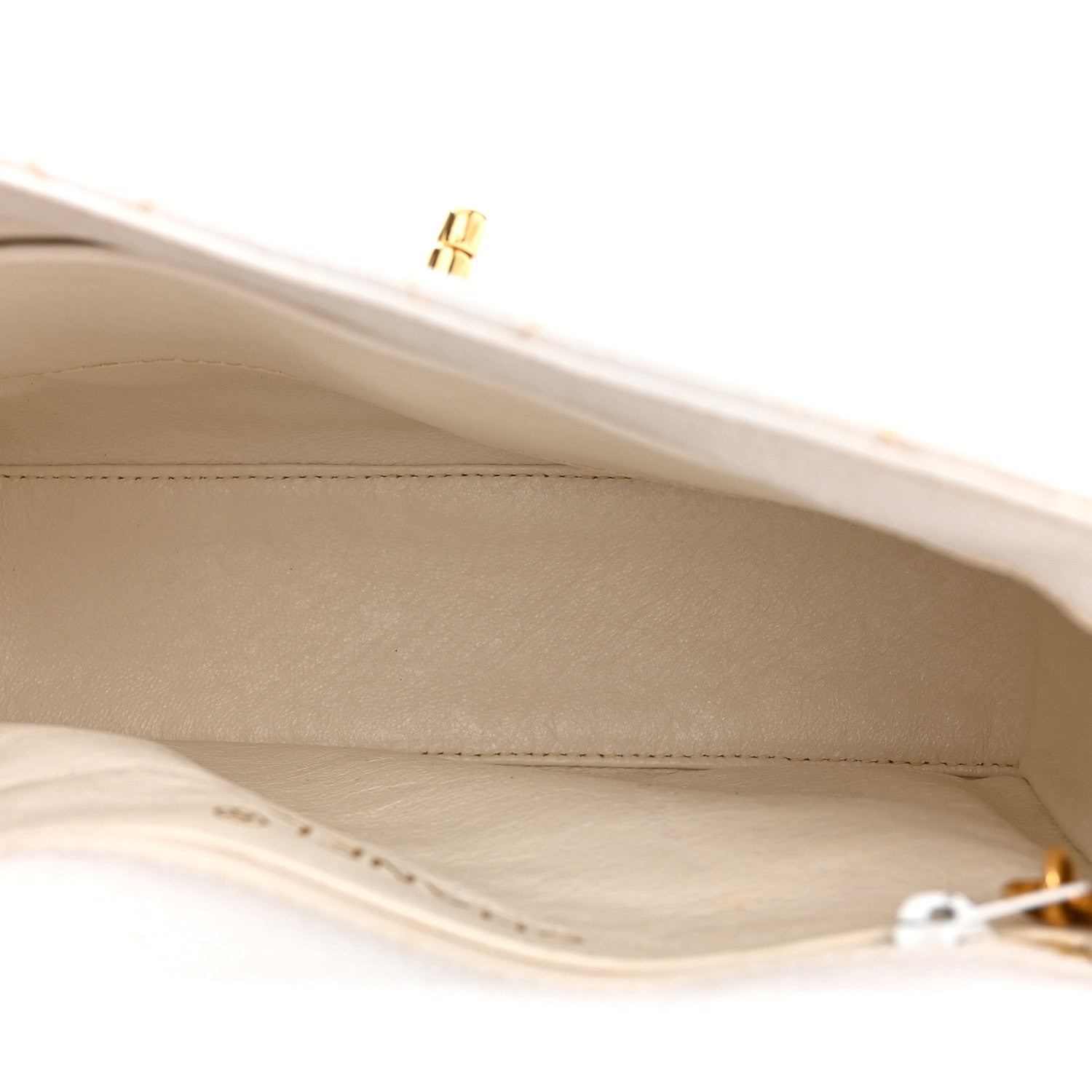 Chanel Caviar CC Shoulder Bag White 5 of 16