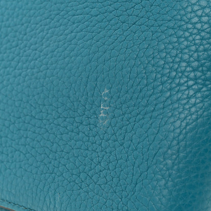 Hermes Taurillon Clemence Jypsiere 31 Bleu Izmir 17 of 21