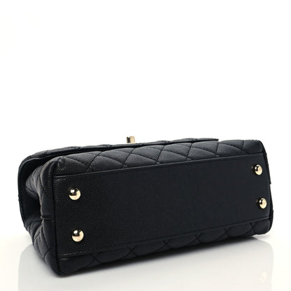 Chanel Caviar Quilted Mini Coco Handle Flap Black 3 of 7