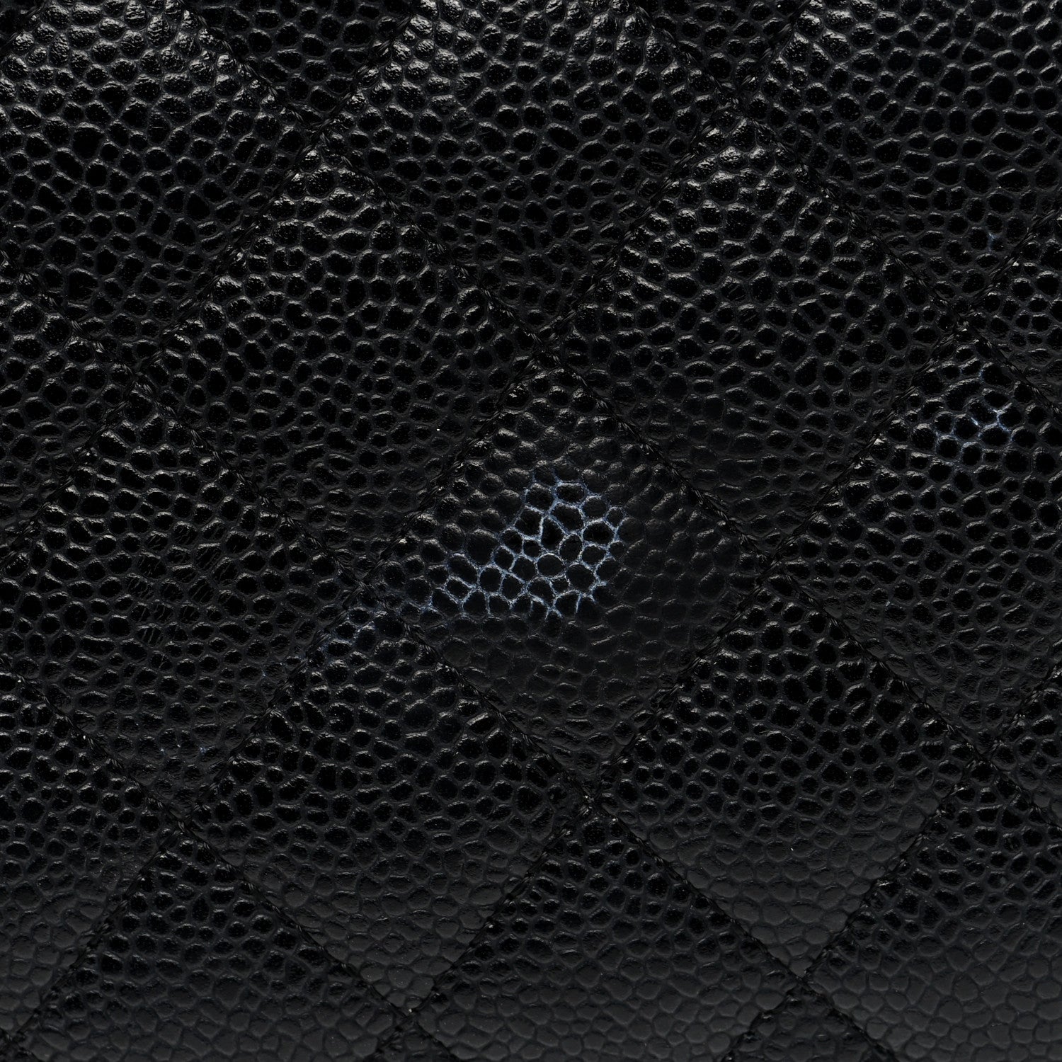Chanel Caviar Quilted Large Zip Around Organizer Wallet Black 8 of 9