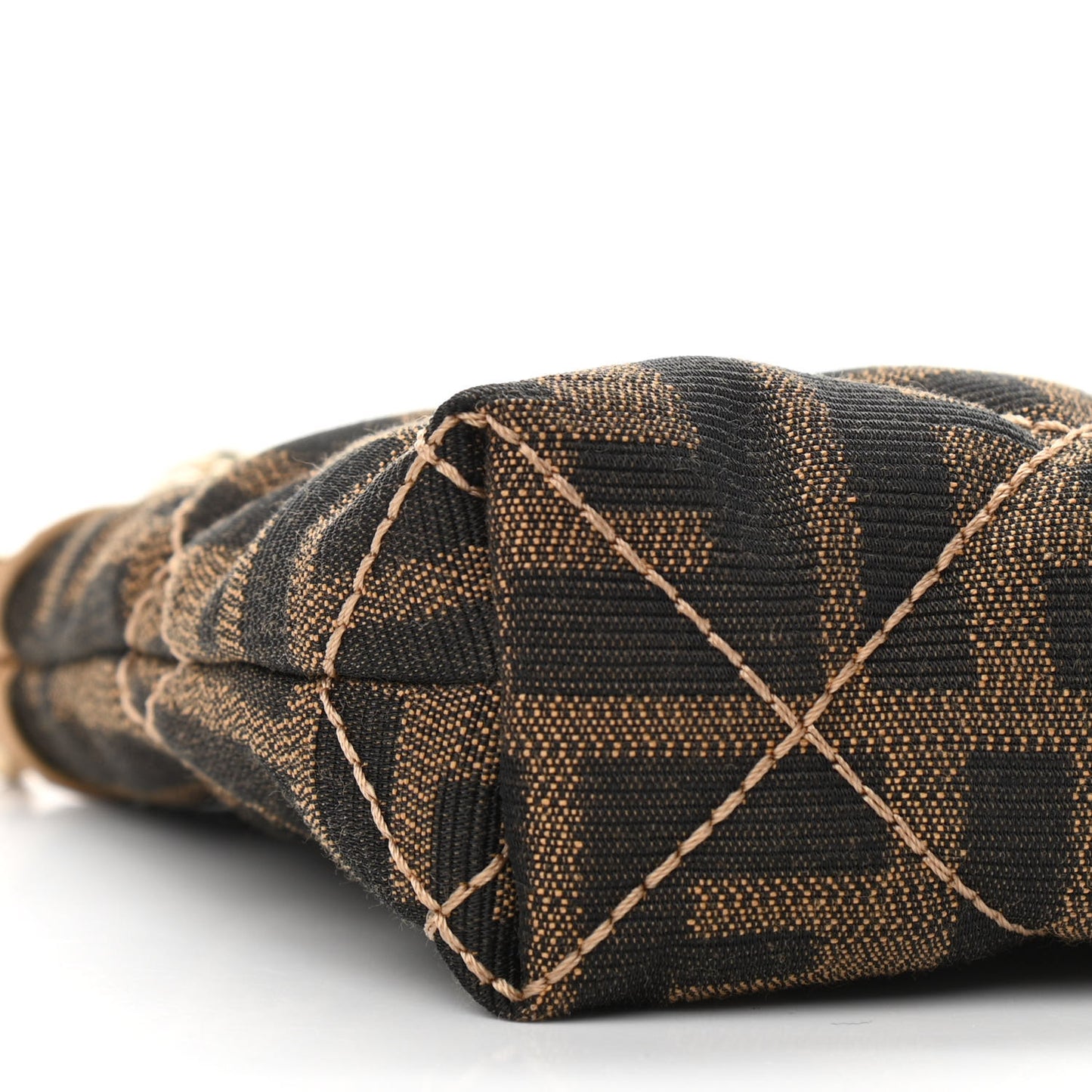 Zucca Quilted Pochette Tobacco