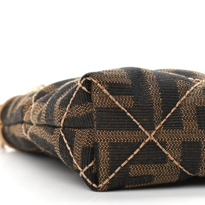 Fendi Zucca Quilted Pochette Tobacco 8 of 10