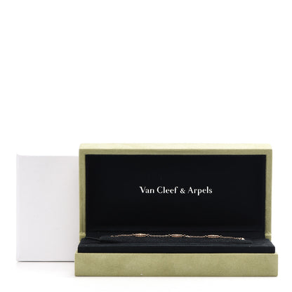 Van Cleef & Arpels 18K Rose Gold 6 Motifs Sweet Alhambra Bracelet 5 of 5