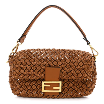 Fendi Crochet Baguette Caramello 1 of 18