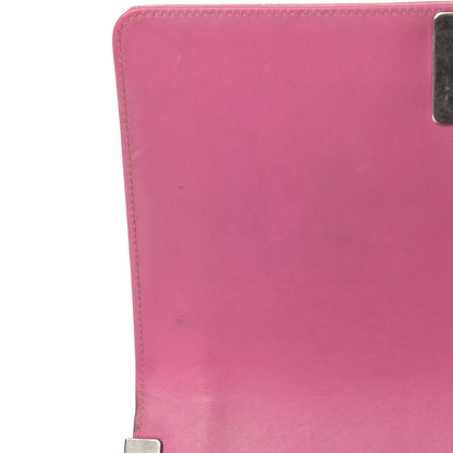 Chanel Patent Calfskin Quilted Medium Boy Flap Light Pink 15 of 18