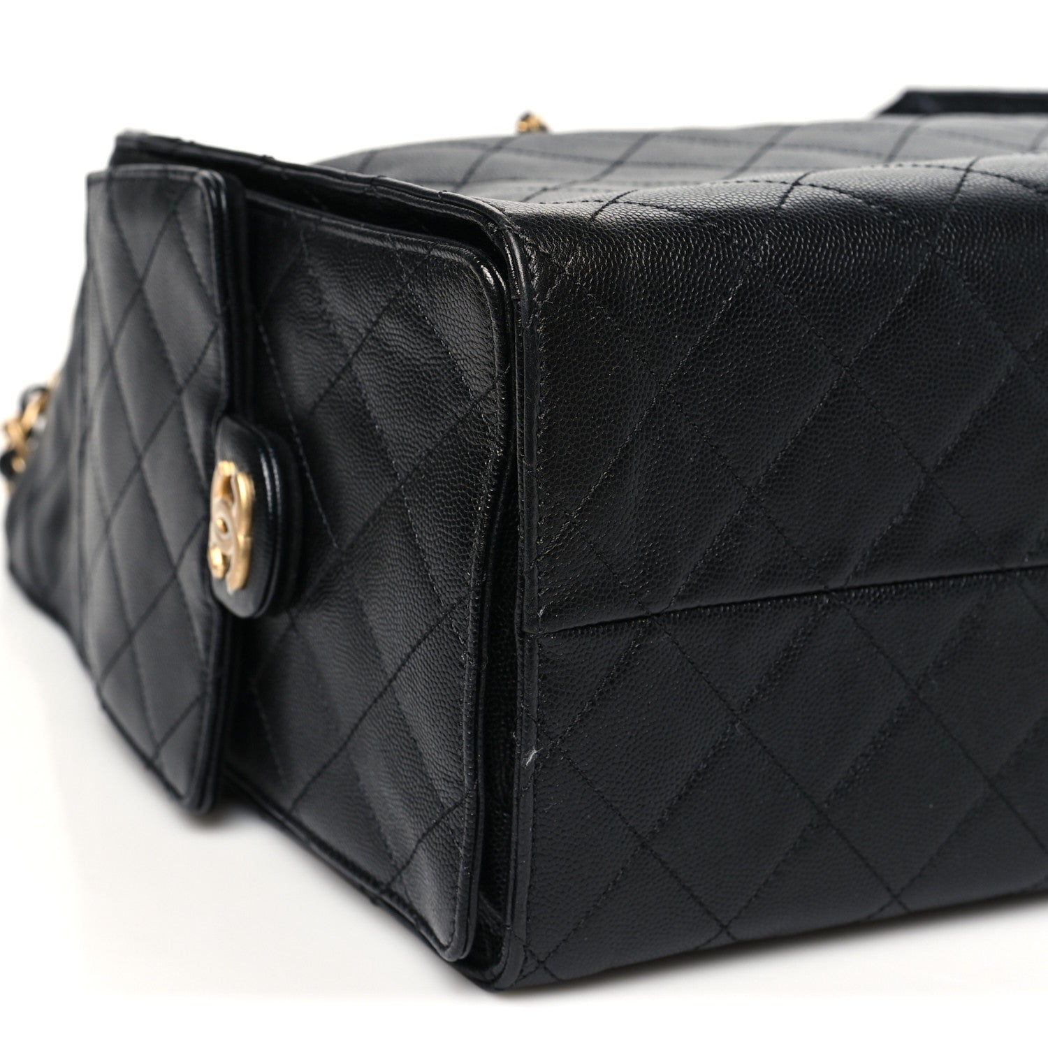 Chanel Caviar Quilted Medium Chanel 25 Handbag Black 9 of 11