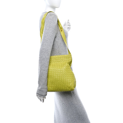Bottega Veneta Nappa Intrecciato The Fold Crossbody Kiwi 3 of 9