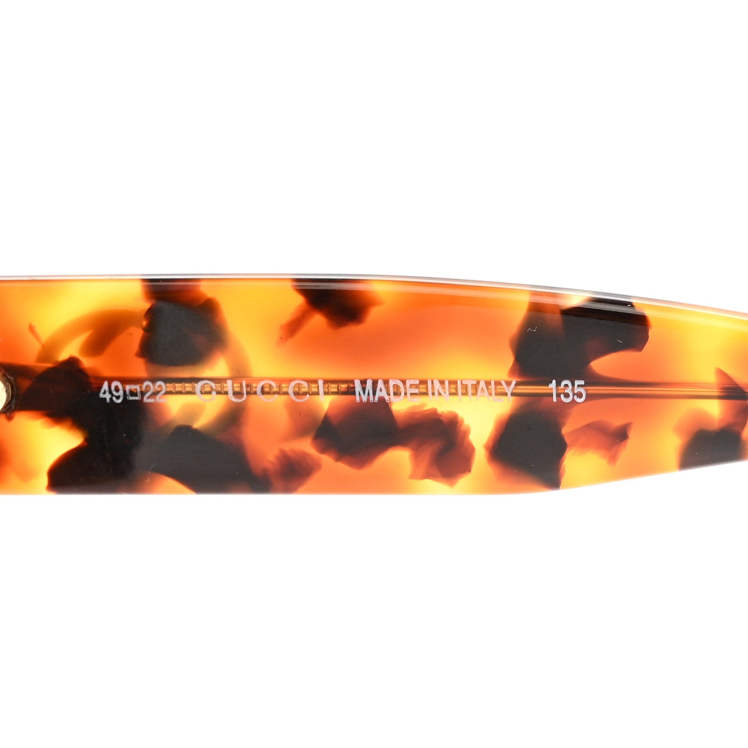 Gucci Acetate Round Sunglasses GG2410S Havana 5 of 6