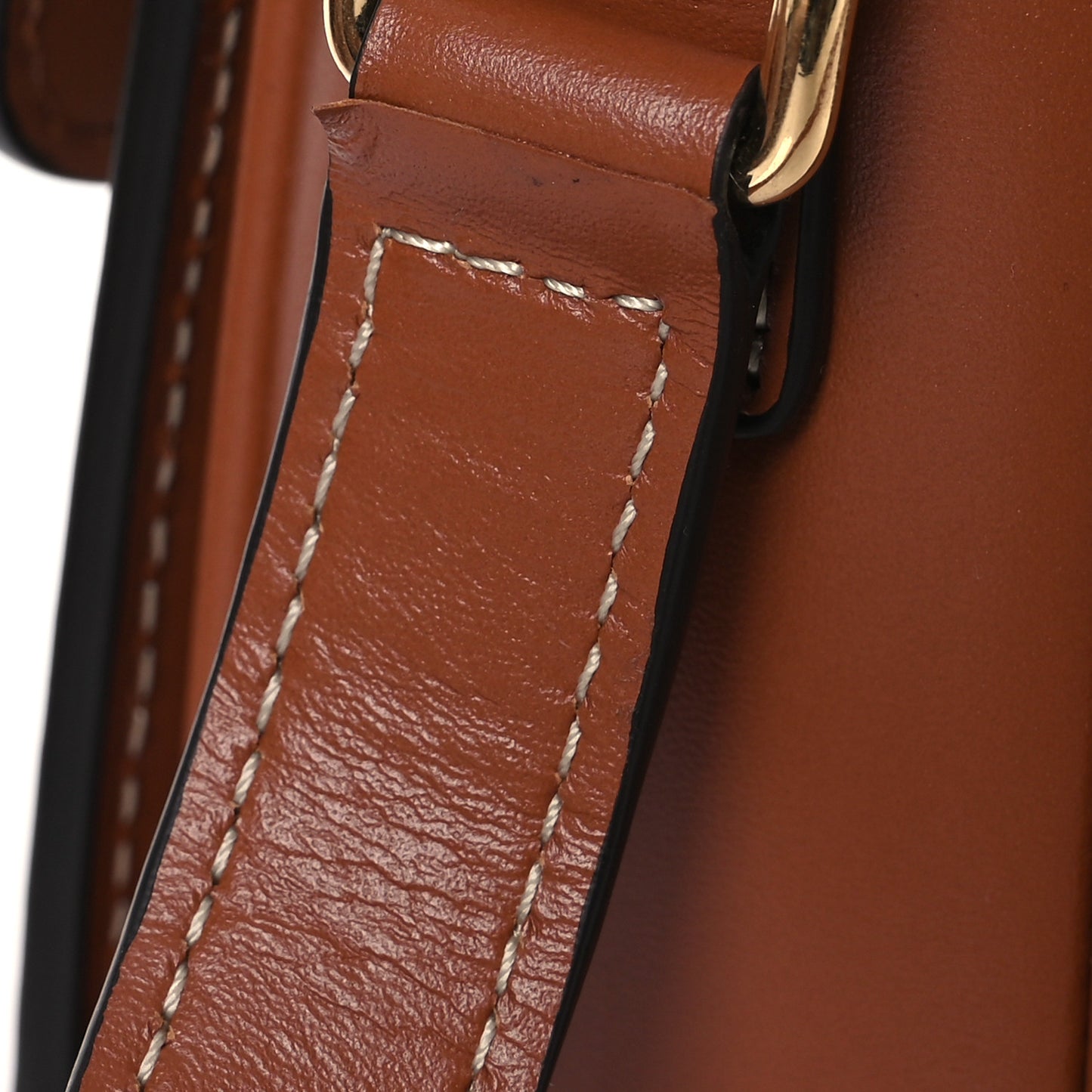 Textile Natural Calfskin Teen Triomphe White Tan