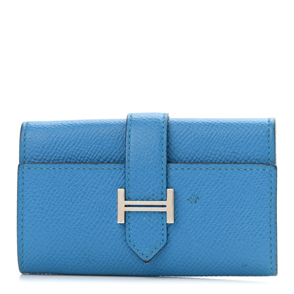 Hermes Epsom Bearn Multicles 4 Key Holder Bleu Zanzibar 1 of 11