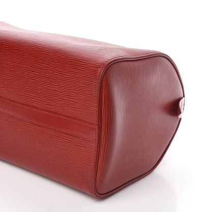 Louis Vuitton Epi Speedy 30 Castillan Red 9 of 12