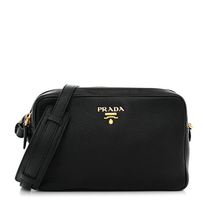 Prada Vitello Phenix Camera Bag Black 1 of 12