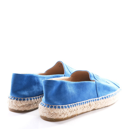 Chanel Kid Suede CC Espadrilles 40 Blue 4 of 8