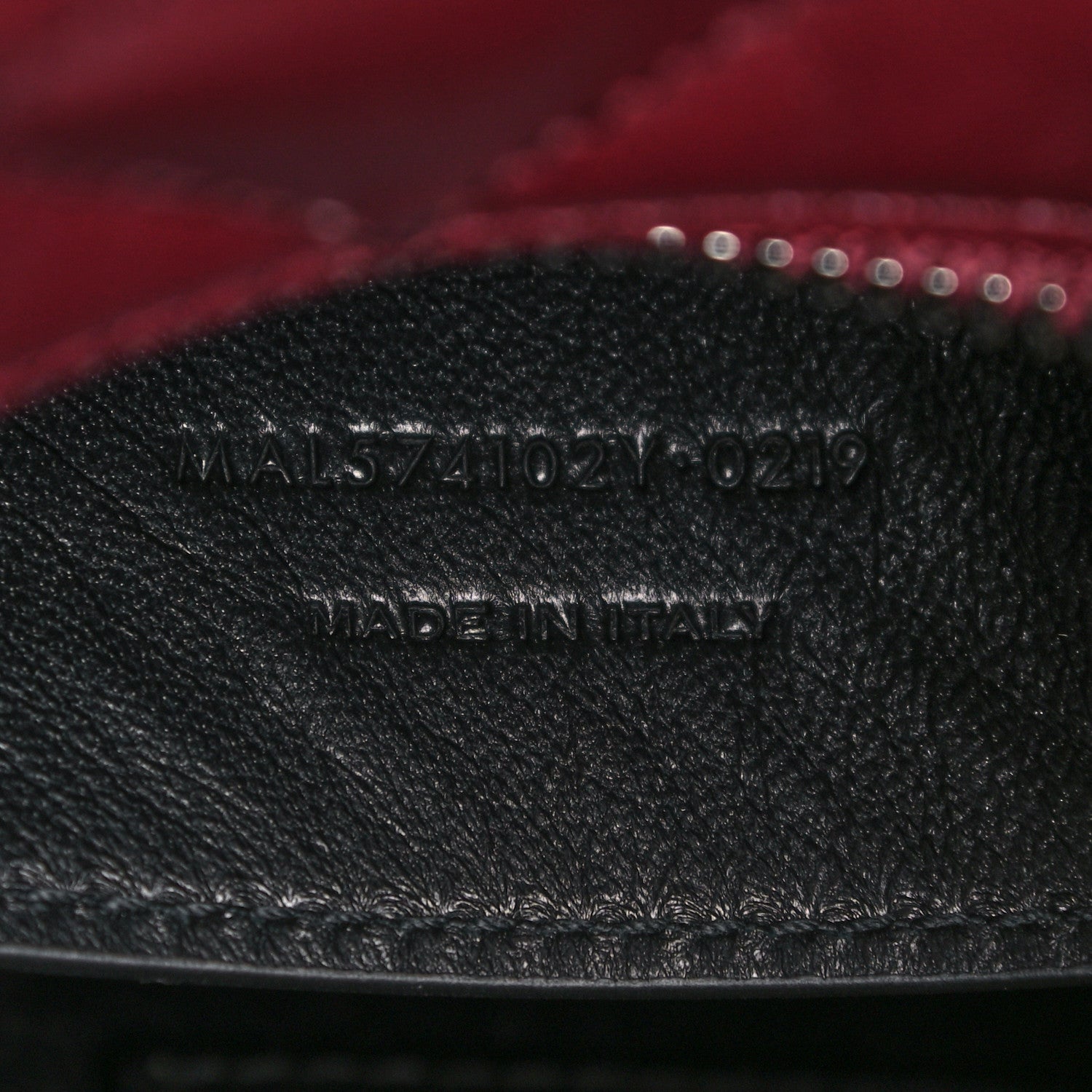 Saint Laurent Calfskin Y Quilted Monogram Small Loulou Bowling Bag Rouge Legion 7 of 9