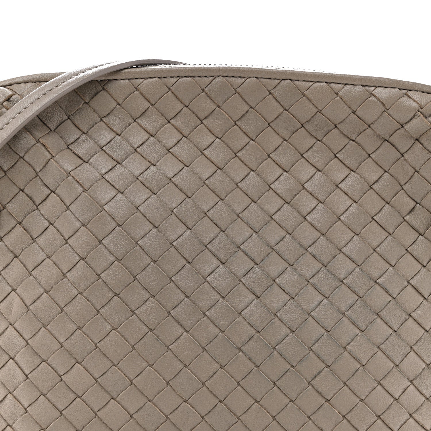 Bottega Veneta Nappa Intrecciato Nodini Crossbody Messenger Steel 7 of 14