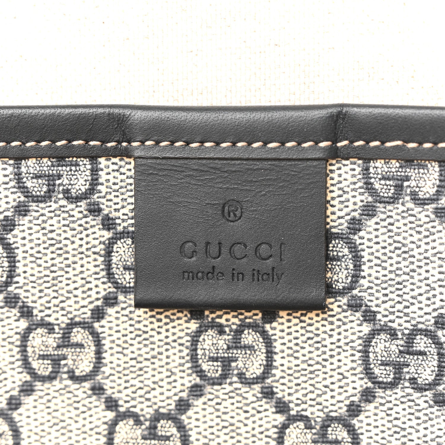 Gucci GG Plus Monogram Medium Signature Web Loop Tote Navy 6 of 10