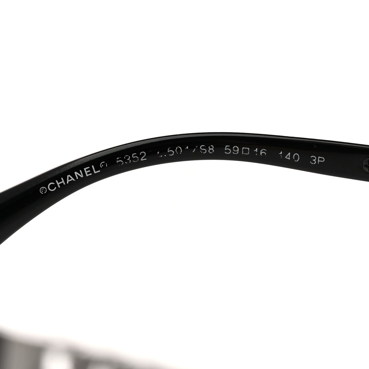 Chanel Chain Polarized Sunglasses 5352 Black 5 of 9