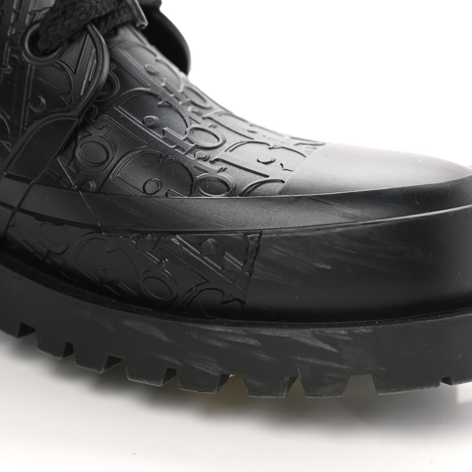 Christian Dior Oblique Rubber Diorcamp Boots 39 Black 9 of 11