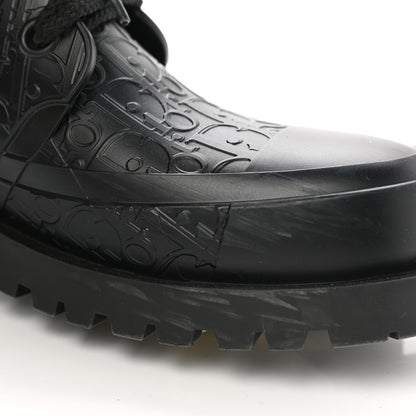 Christian Dior Oblique Rubber Diorcamp Boots 39 Black 9 of 11
