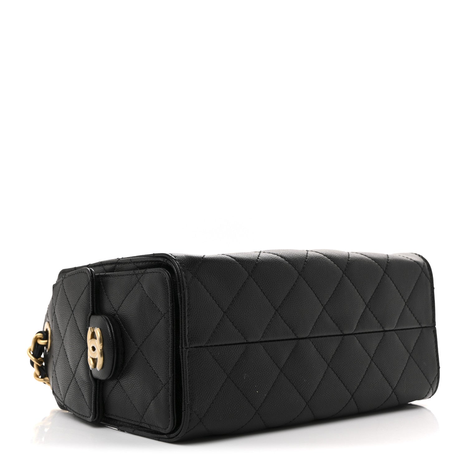 Chanel Caviar Quilted Mini Chanel 25 Handbag Black 4 of 11