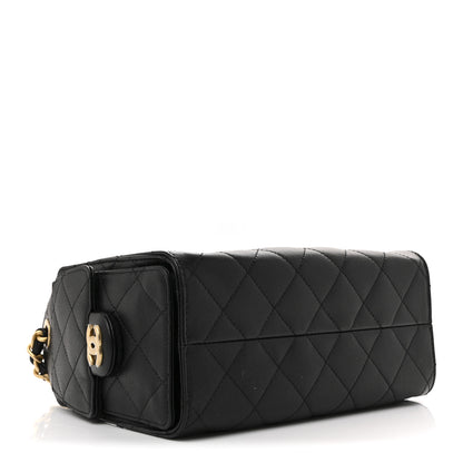 Chanel Caviar Quilted Mini Chanel 25 Handbag Black 4 of 11