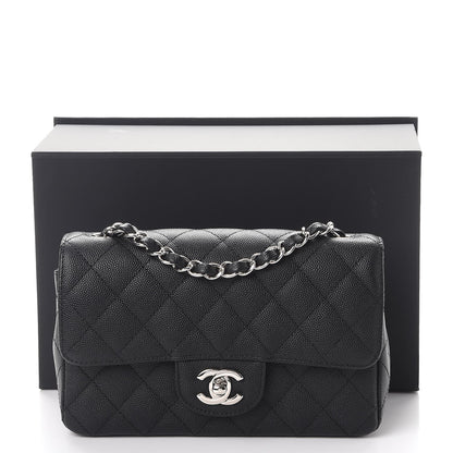 Chanel Caviar Quilted Mini Rectangular Flap Black 8 of 8