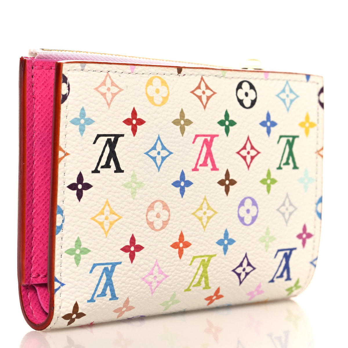 LV X TM Monogram Multicolor Lisa Wallet White