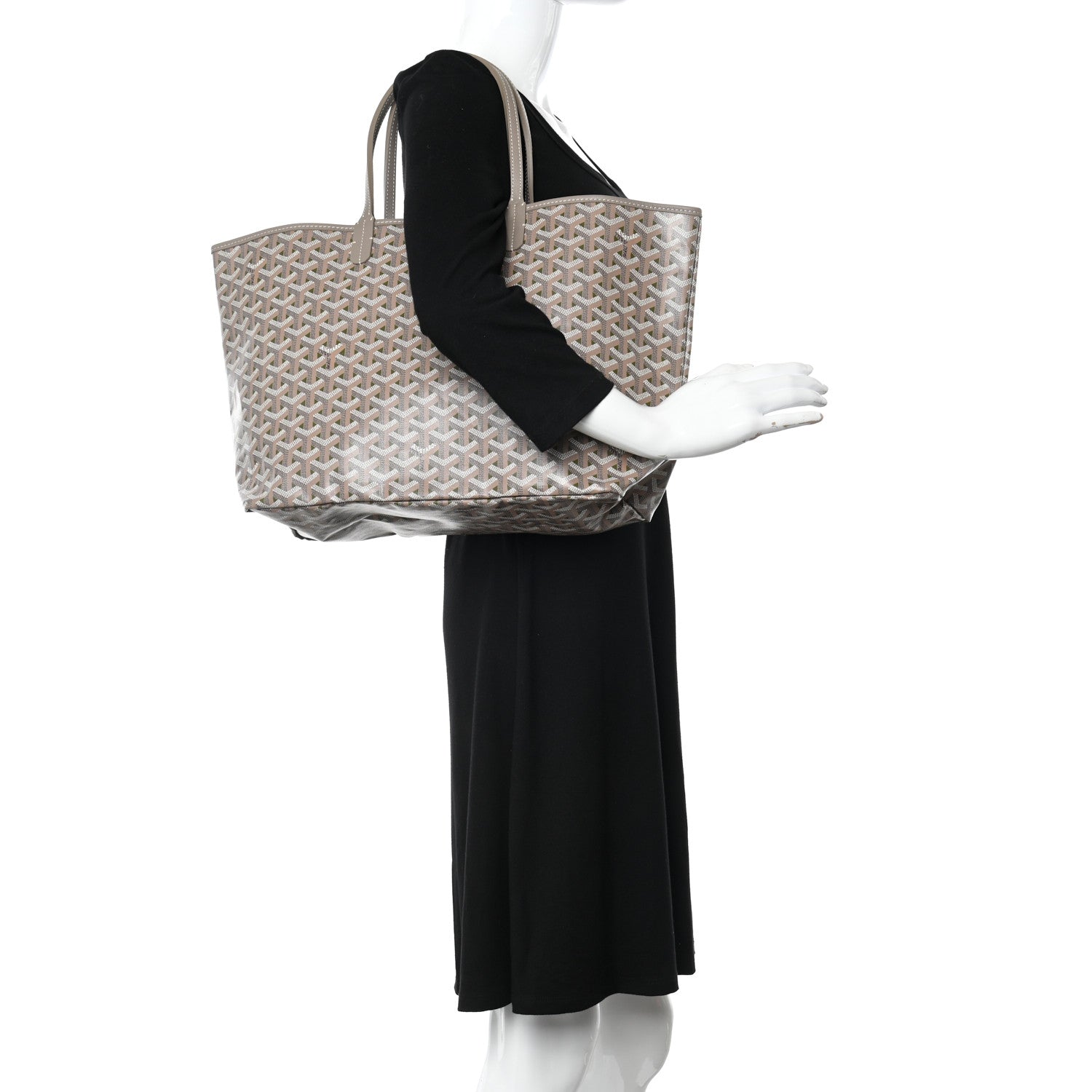 Goyard Goyardine Saint Louis Claire Voie PM Grege Khaki 2 of 11