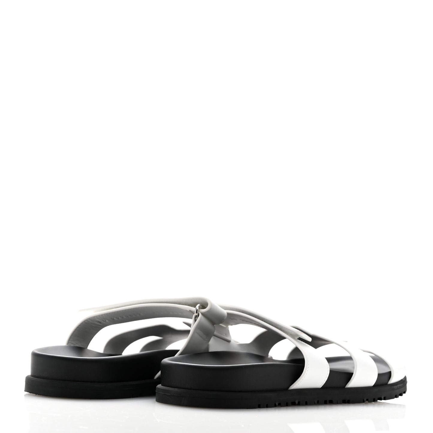 Calfskin Womens Chypre Sandals 40 White