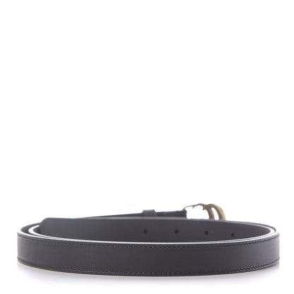 Gucci Calfskin Double G 20mm Belt 110 44 Black 2 of 7
