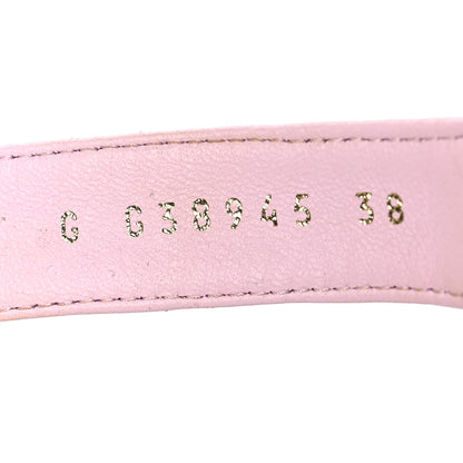 Chanel Tweed Lambskin Velcro Dad Sandals 38 Pink Multicolor 6 of 8