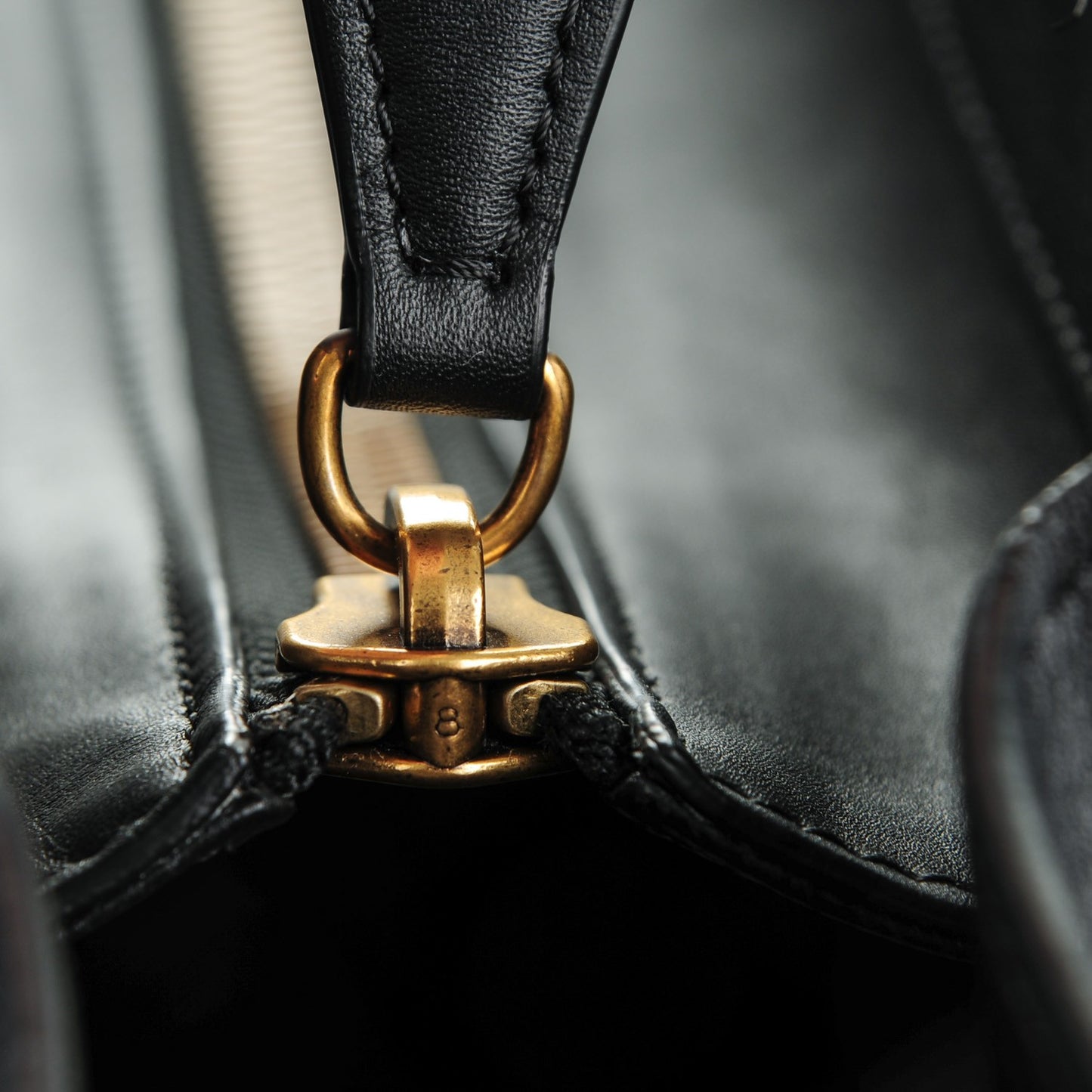 Smooth Calfskin Mini Luggage Black