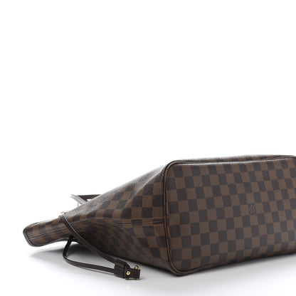 Louis Vuitton Damier Ebene Neo Neverfull MM Rose Ballerine 11 of 15